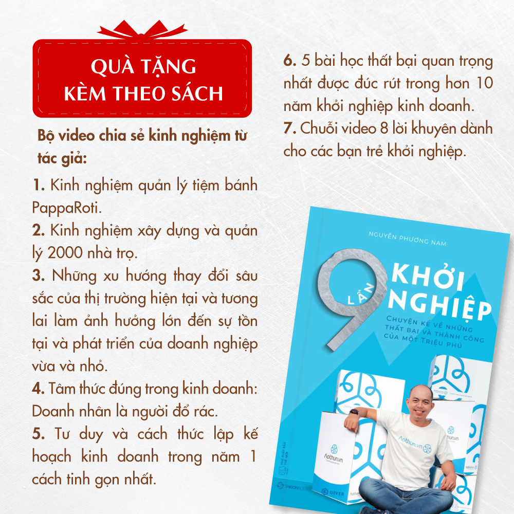 Hình ảnh 9 Lần Khởi Nghiệp - Chuyện Kể Về Những Thất Bại Và Thành Công Của Một Triệu Phú