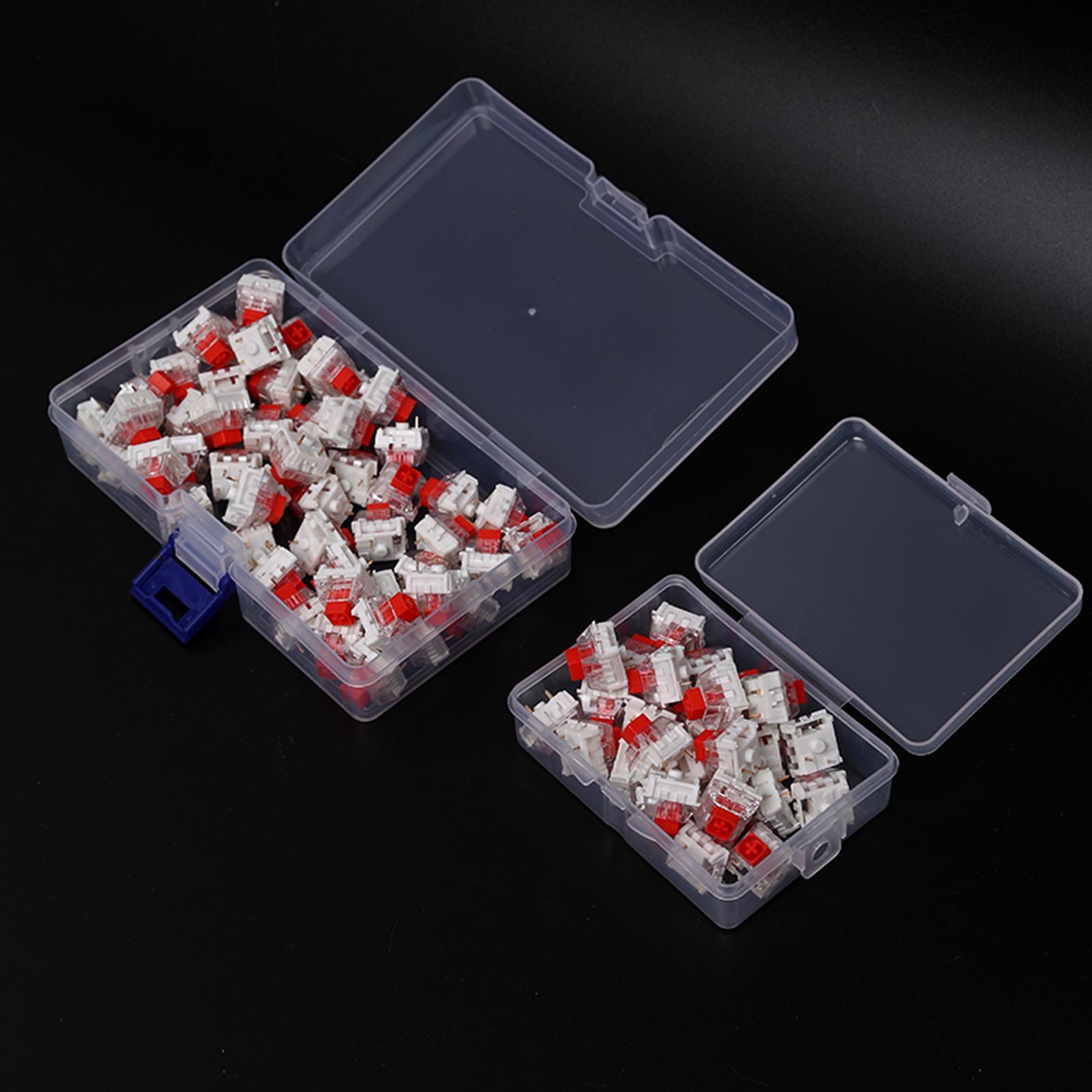 5Pcs Mechanical Keyboard Switch Storage Box Stackable for Keyboard DIY