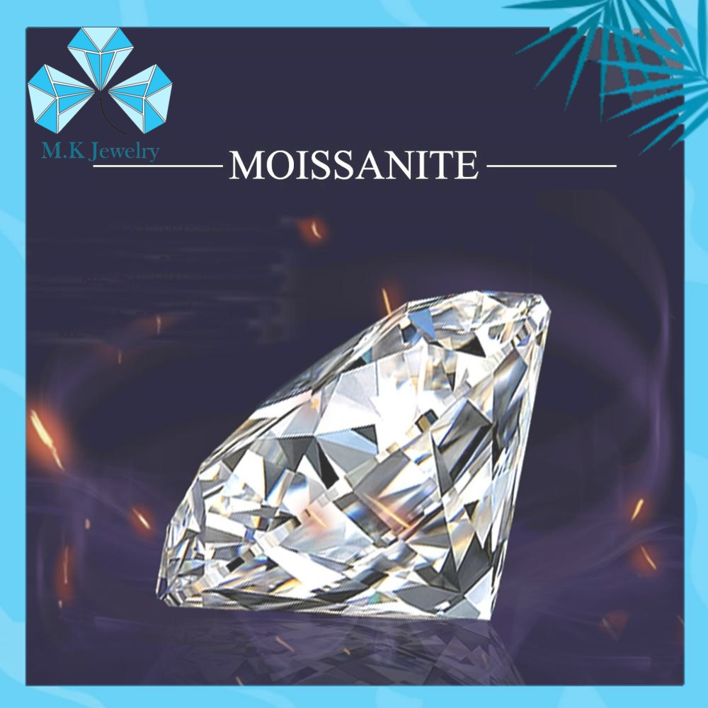 KIM CƯƠNG NHÂN TẠO - MOISSANITE NƯỚC D – ĐỘ TINH KHIẾT FL . FULL KIỂM ĐỊNH GRA