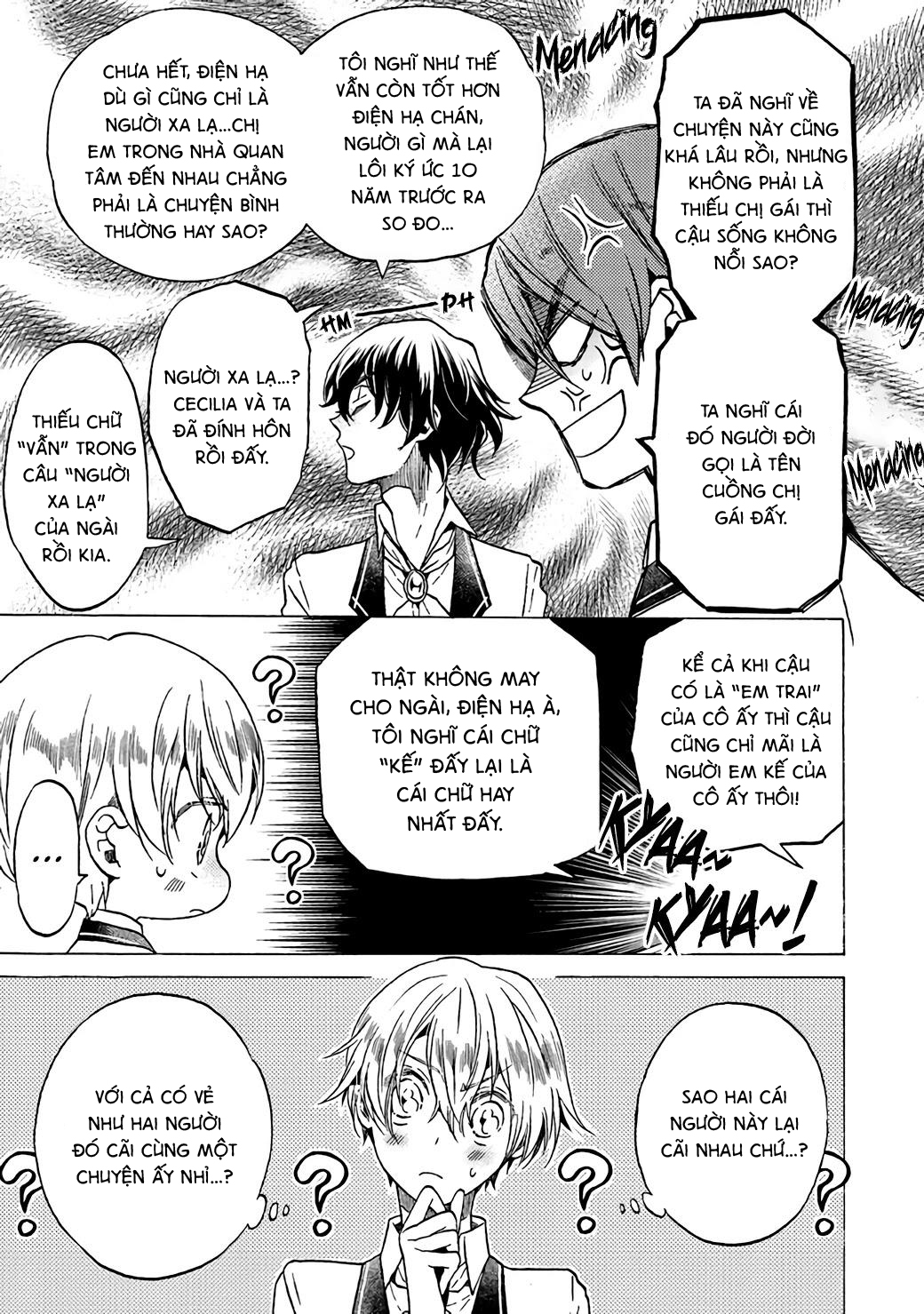 kẻ phản diện, cecilia silvie, không muốn chết, thế nên cô đã cải nam trang chapter 3.1 11