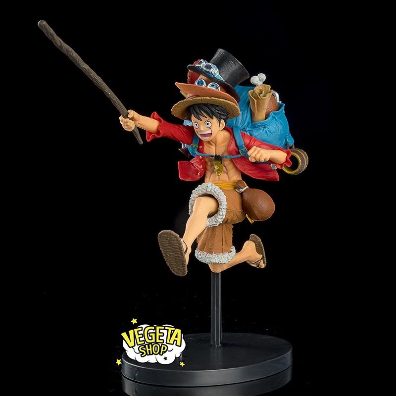 Mô hình One Piece - Set 3 anh em Sabo Ace Luffy - Mô hình cực to nét đẹp rẻ - Cao 19~21cm