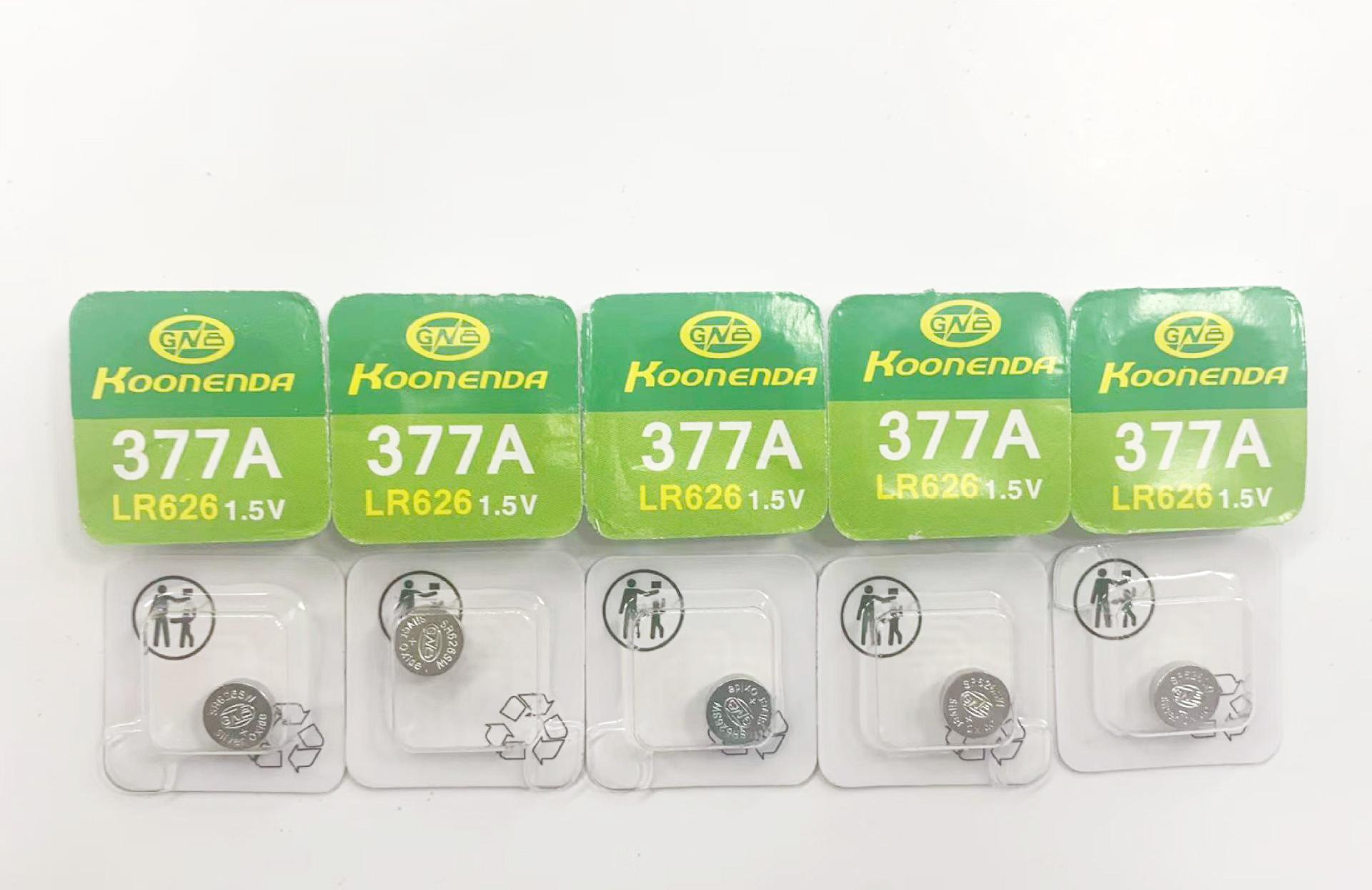Pin đồng hồ 377 / SR626SW / LR626SW / AG4 / 377A / CX66W (Viên lẻ - Giá 1 viên)