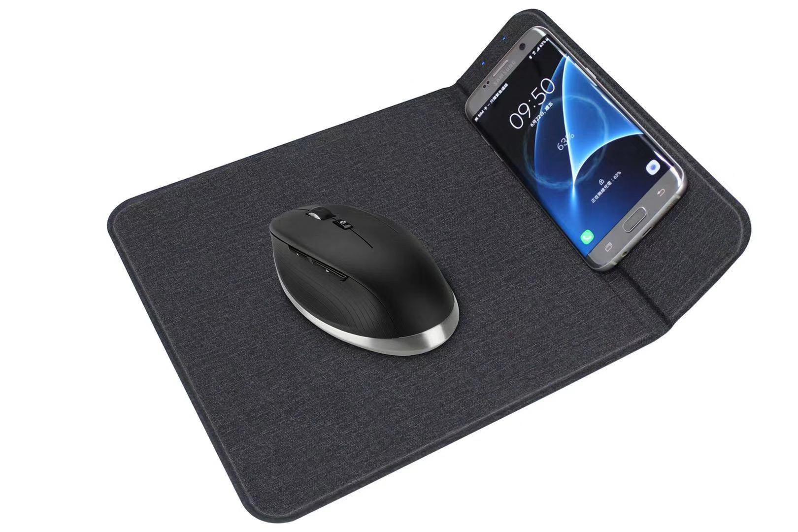 Bộ sạc không dây 2in1 cho Pad chuột cho iPhone Samsung Note8