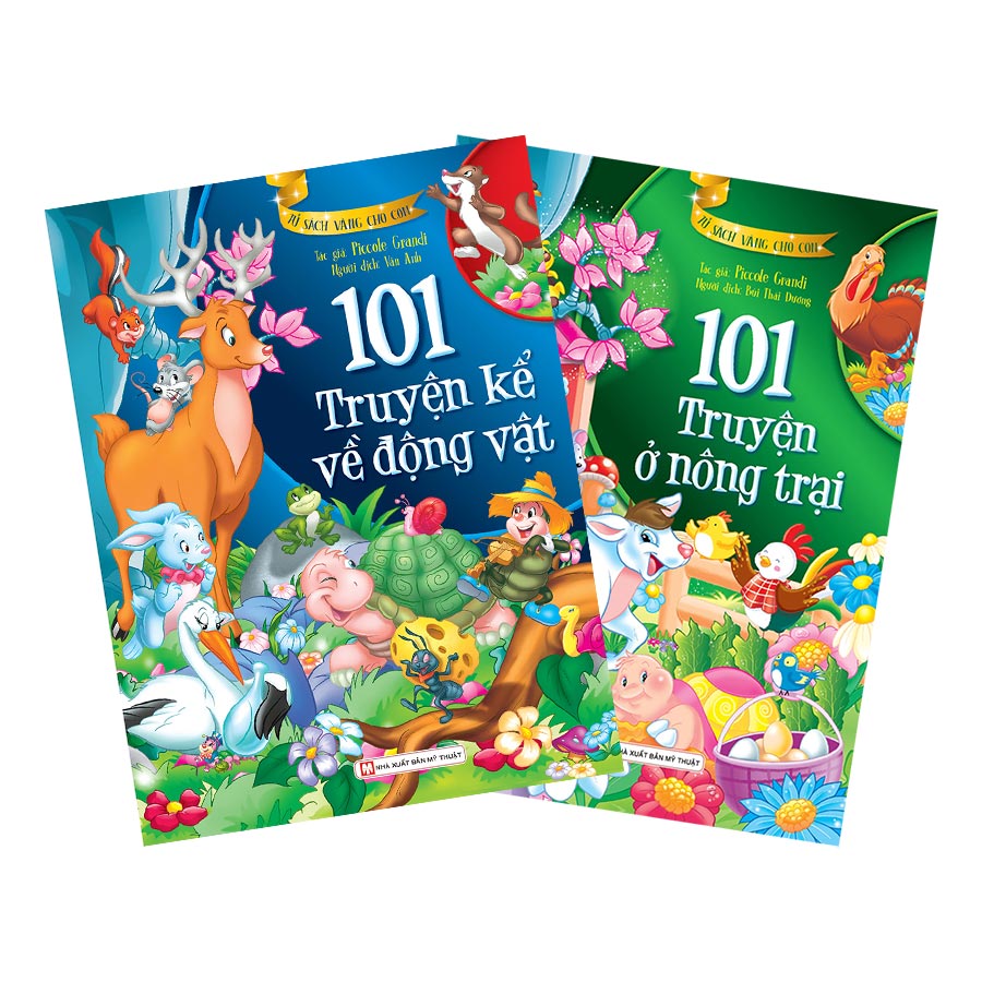 Combo Tủ Sách Vàng Dành Cho Con: 101 Truyện Kể Về Động Vật & Nông Trại