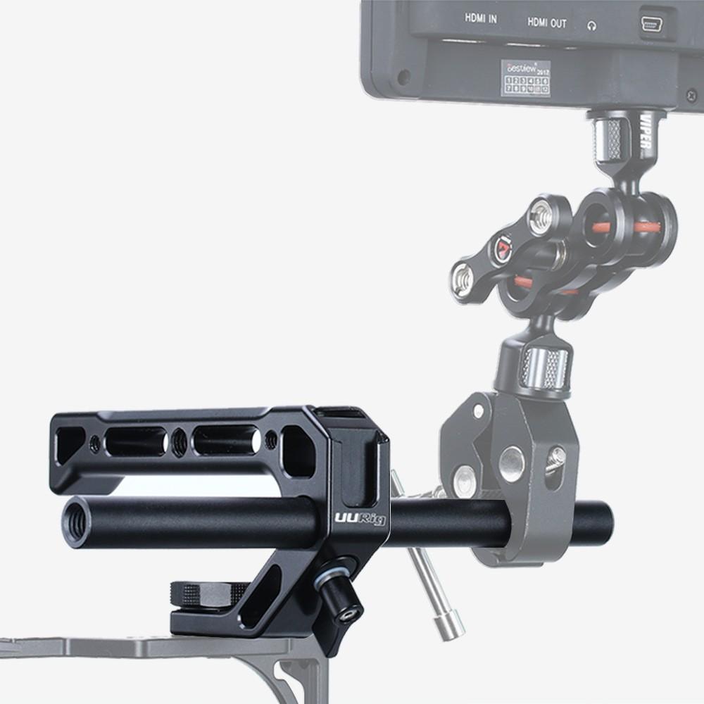 Tay cầm Uurig R008 gắn khung máy ảnh ốc 3/8 cho Smallrig  - Hàng Chính Hãng