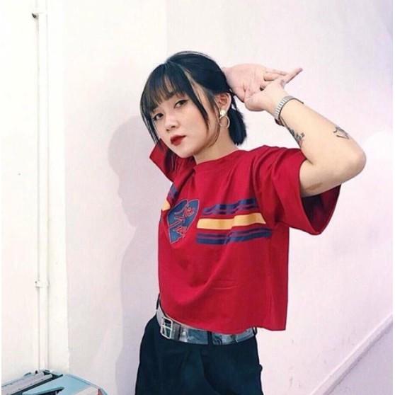 Áo Thun Croptop Nữ In Hình Thời Trang Cá Tính Mềm Mát Mùa Hè
