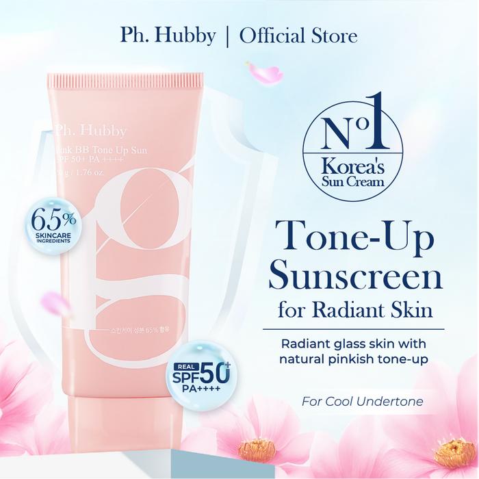 Kem chống nắng Ph.Hubby Pink BB Tone Up Sun 50g