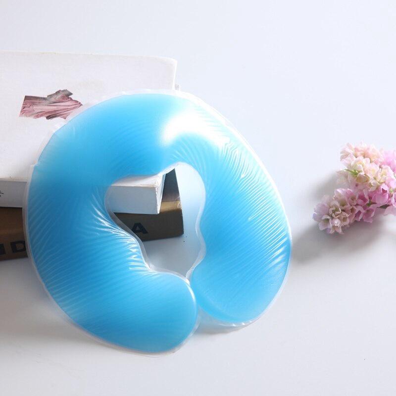 Gối silicon spa chữ U thủy liệu pháp đệm gel đắp mặt tựa massage toàn thân đệm nôi đệm salon mềm đệm chăm sóc sắc đẹp DFA