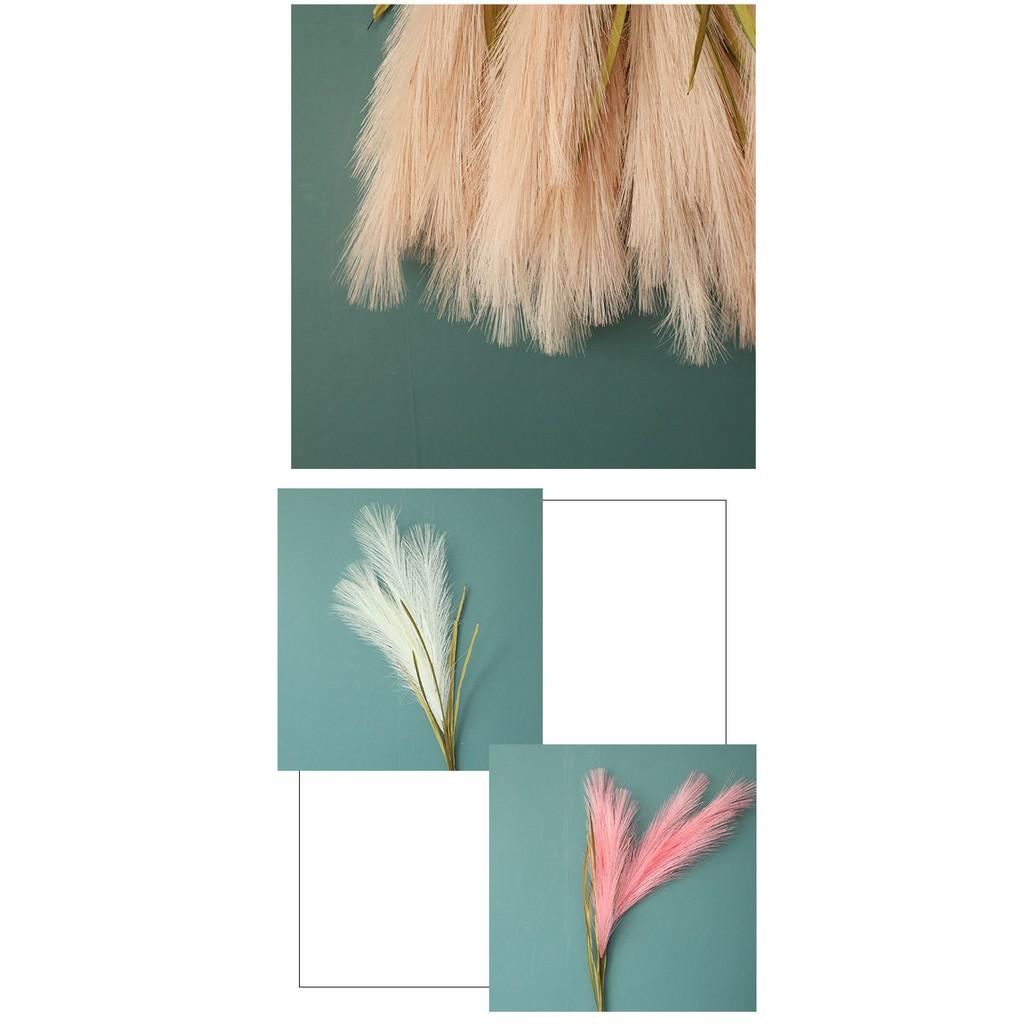 Hoa giả nhánh cỏ lau nhân tạo dùng cho hoa decor hoa event hoa trang trí