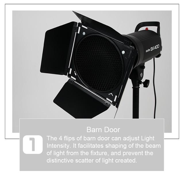 Bộ Barndoor, Honeycom, 4 Filter Màu