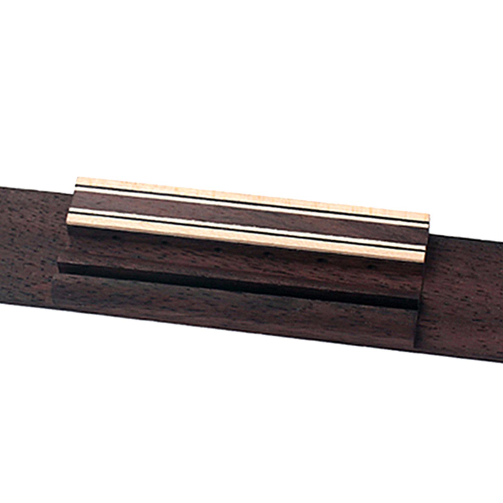 1 Set Rosewood Guitar Bridge&Bone Saddle Nut Set for Classical Guitar Replacement
