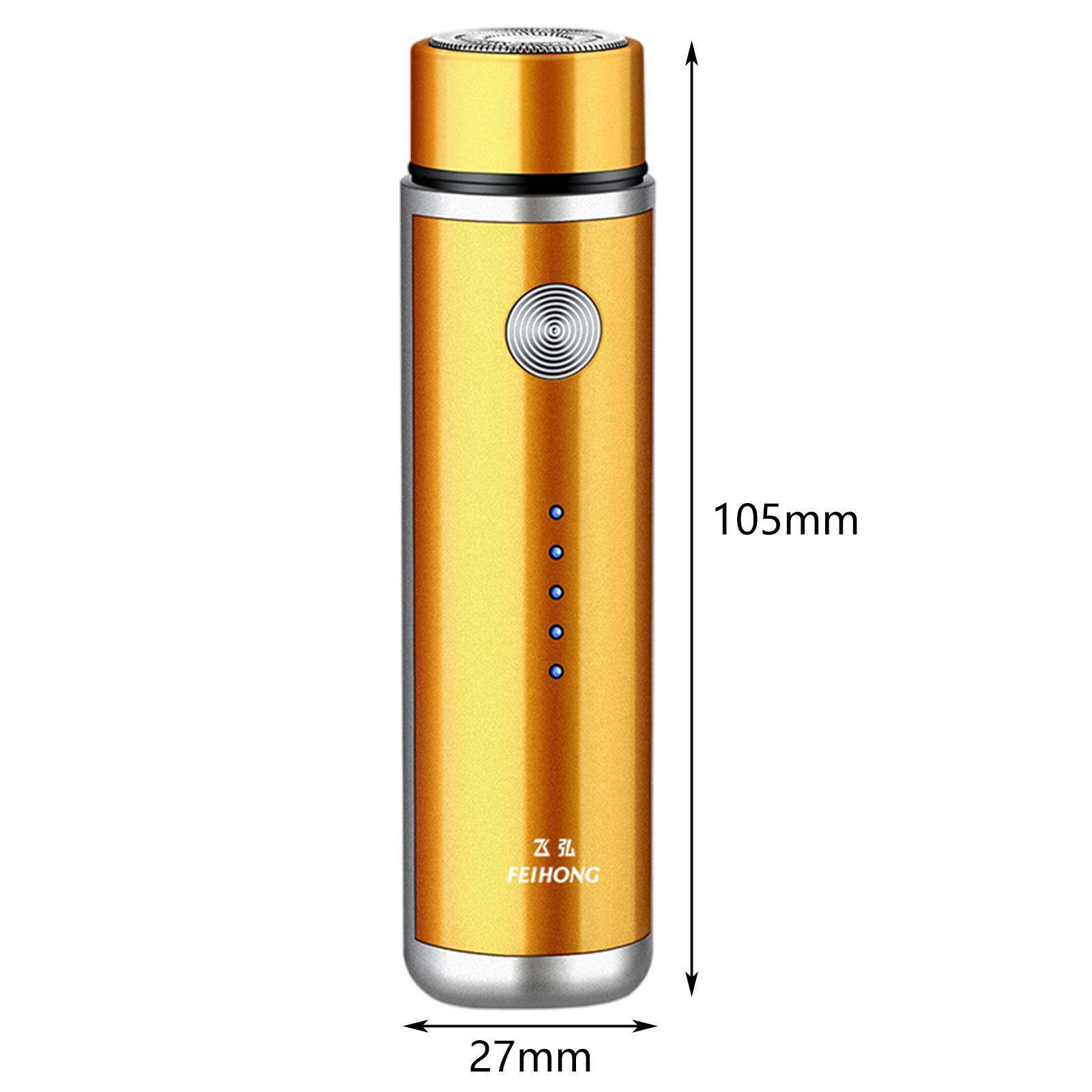 Men Mini Electric Shavers, Electric Razors with LED Indicator Shaving Machine Washable Rechargeable Shaving Razors for Travel Business Hotel