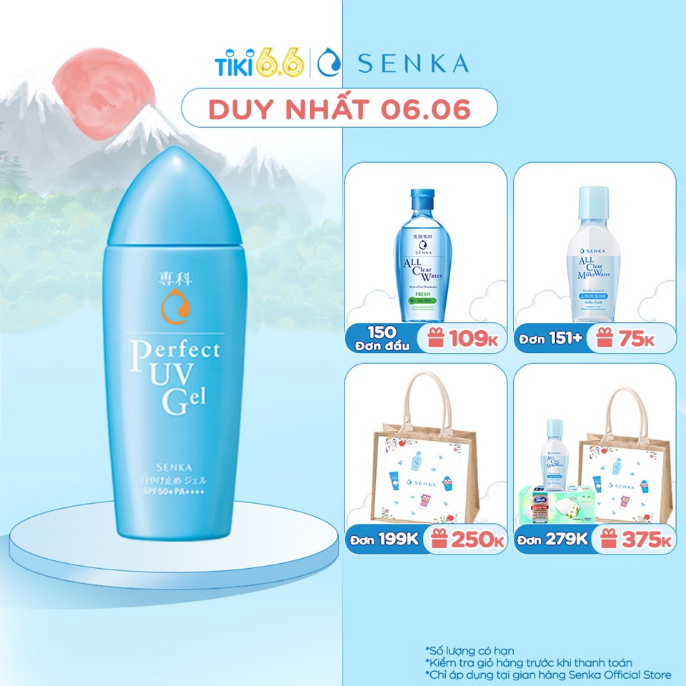 Gel sữa chống nắng Senka Perfect UV Gel 80ml