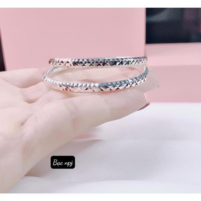 Lắc tay cho bé, Vòng tay phay ️SIÊU SÁNG ️đủ Sezi , Bạc Ta- Bạc Npj