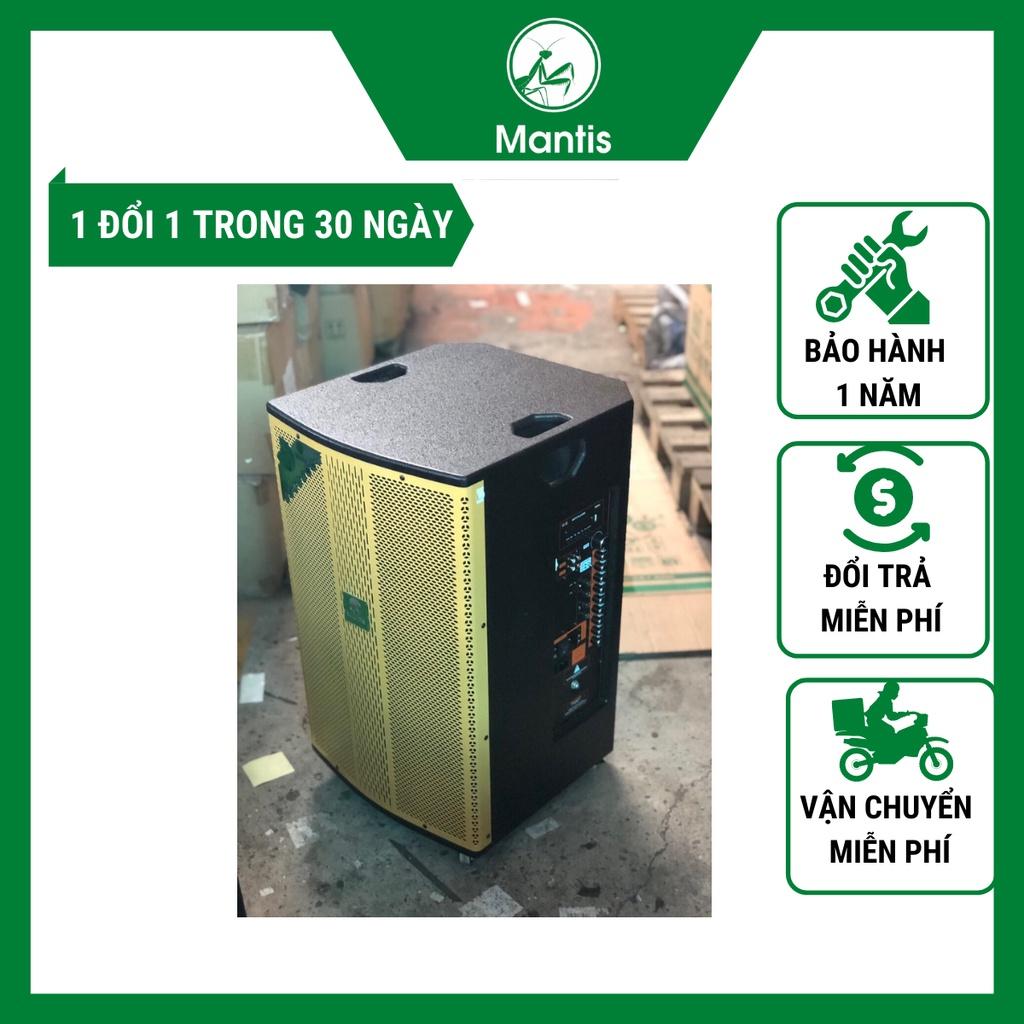 Loa kéo công suất lớn Mantis Model MT9409-1A tiếng micro sáng công suất 1000W tặng hai micro hút âm