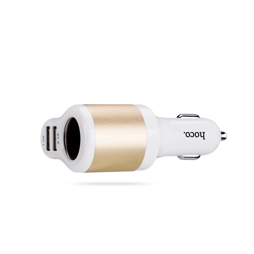 Tẩu Sạc Hoco UC206 - Chính hãng + Tặng Cáp Lightning