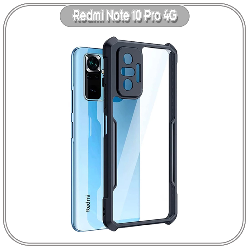 Ốp lưng cho Xiaomi Redmi Note 10 Pro 4G chống sốc trong viền nhựa dẻo XunDD - Hàng Nhập Khẩu