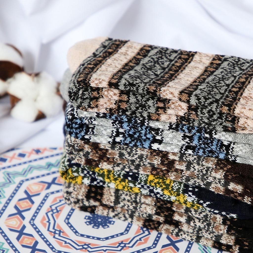 Bộ 5 đôi tất nam cao cổ Vintage