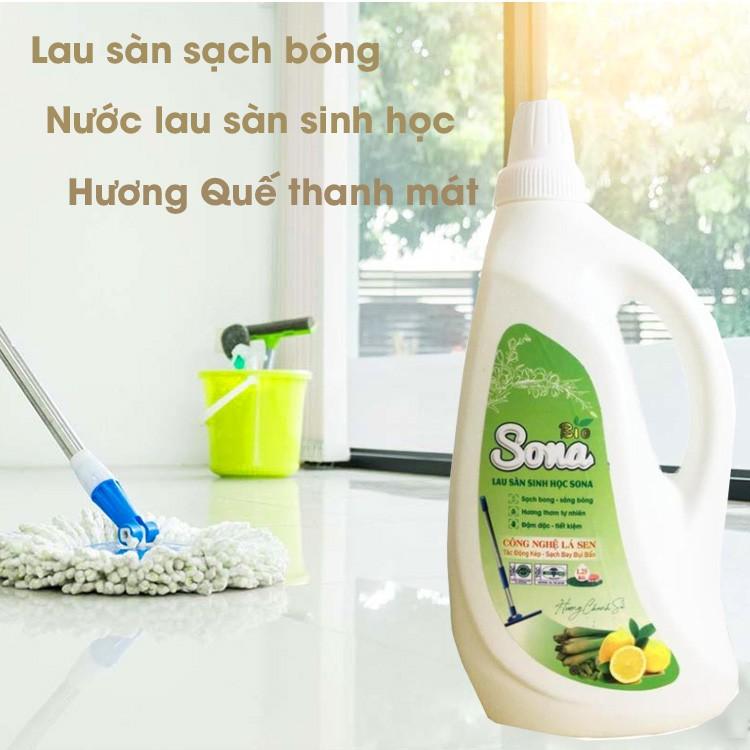 Nước Lau Sàn SoNa 1.25kg Hương Chanh Xả