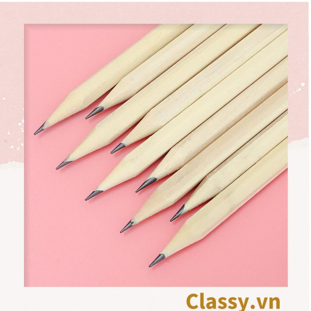 Bút Chì HB Classy Lục Giác và tam giác Gỗ Thiên Nhiên PK652