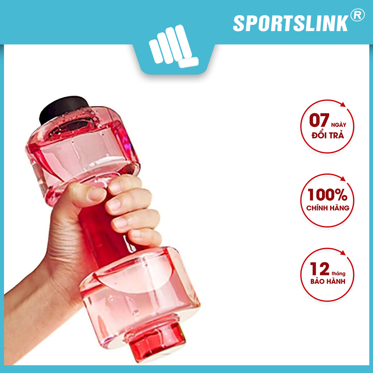 Bình Nước Thể Thao Gymlink G88 500ml Sportslink (Màu ngẫu nhiên)