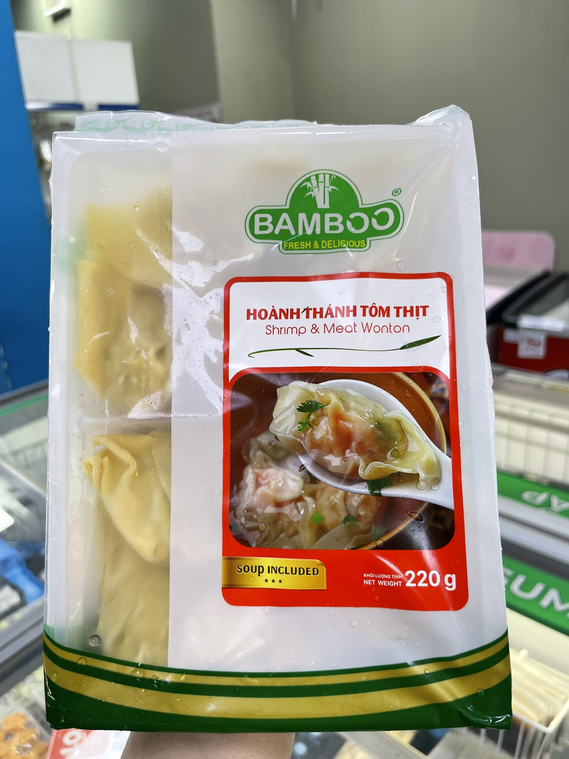 Hoành thánh tôm thịt Bamboo 220g