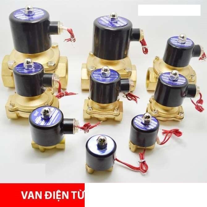 Van điện từ phi 34mm thường đóng tự động đóng mở nước bằng điện điện 220v