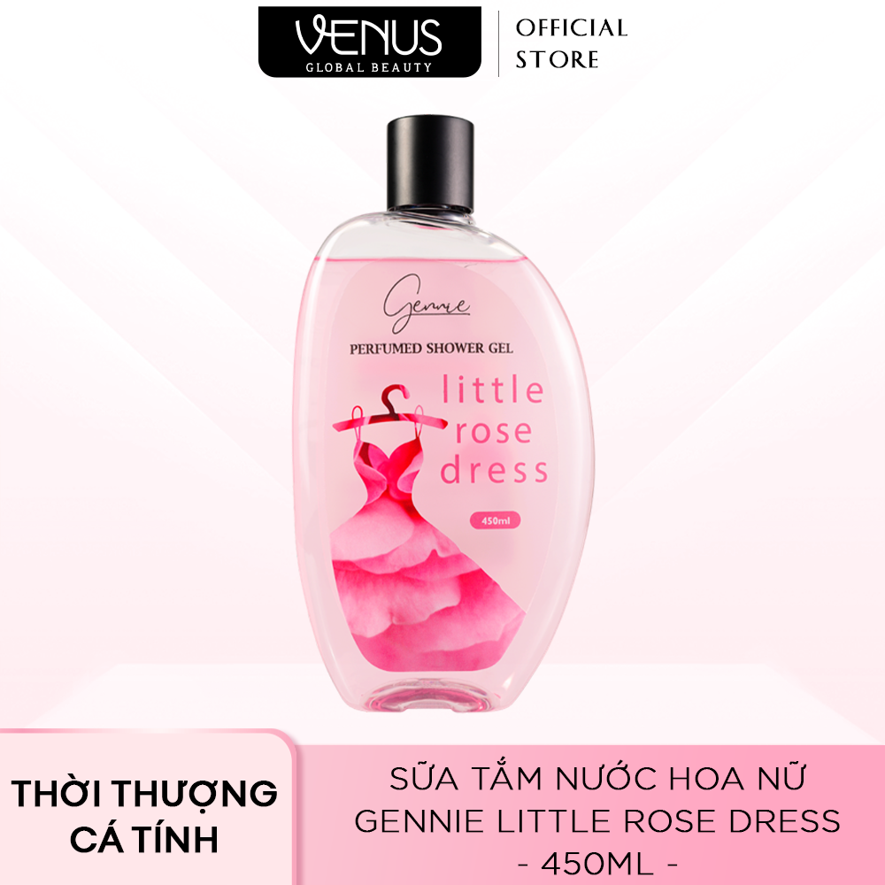 Sữa Tắm Nước Hoa Nữ Gennie Little Rose Dress 450ml Chính Hãng