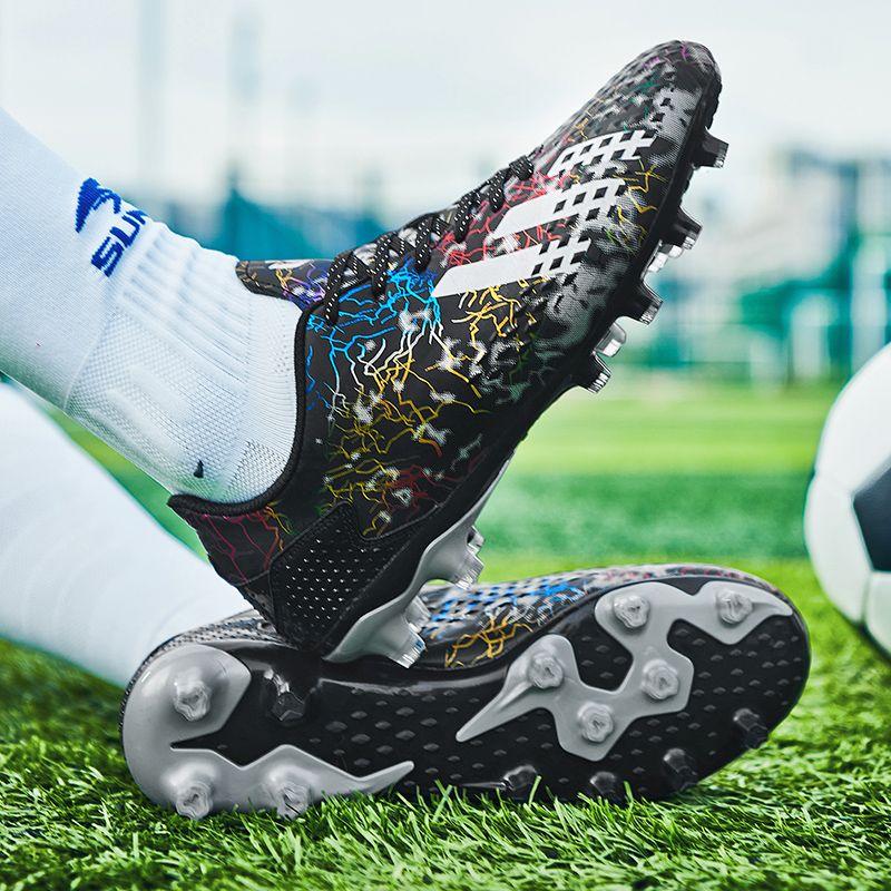 LSYAAAAA 2023 giày bóng đá mùa xuân nam nghiền nát móng tay tf thấp trên móng tay dài cỏ trò chơi giày Falcon trẻ em đào tạo giày