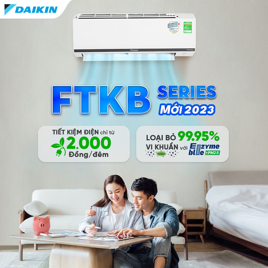 Máy lạnh Inverter Daikin 2HP FTKB50XVMV - Chỉ giao HCM