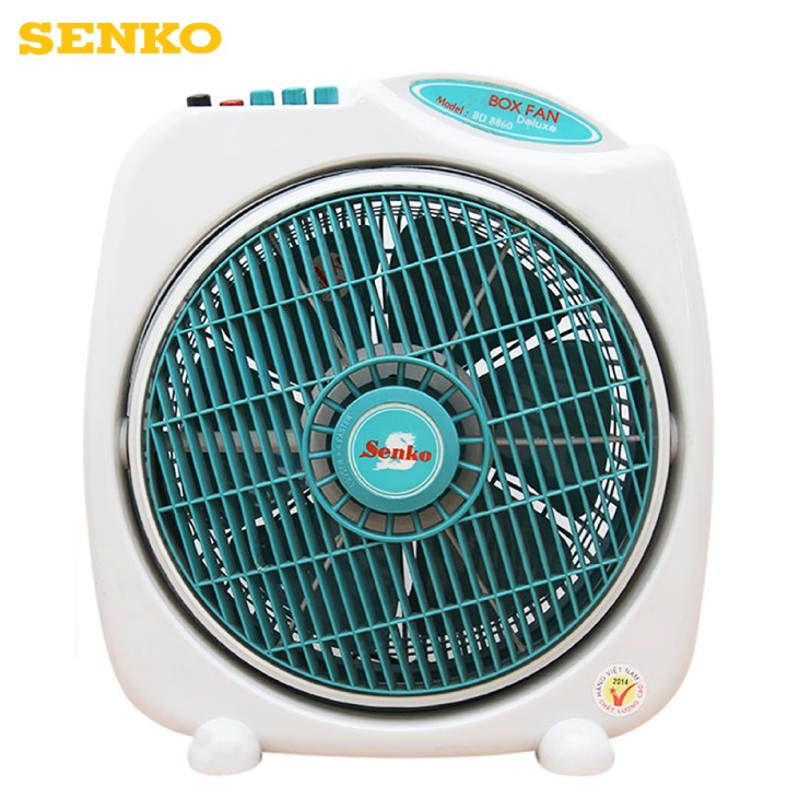 Quạt bàn đảo 5 cánh 40W Senko BD1010 - Giao màu ngẫu nhiên - Hàng chính hãng