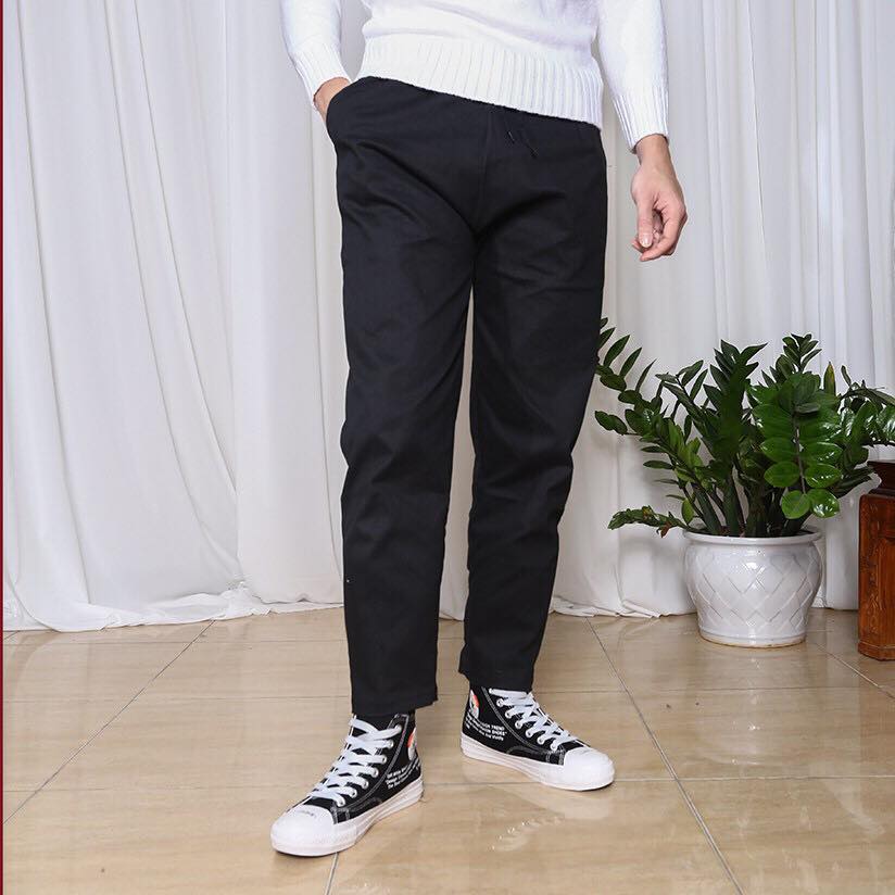 Quần kaki ống xuông nam nữ