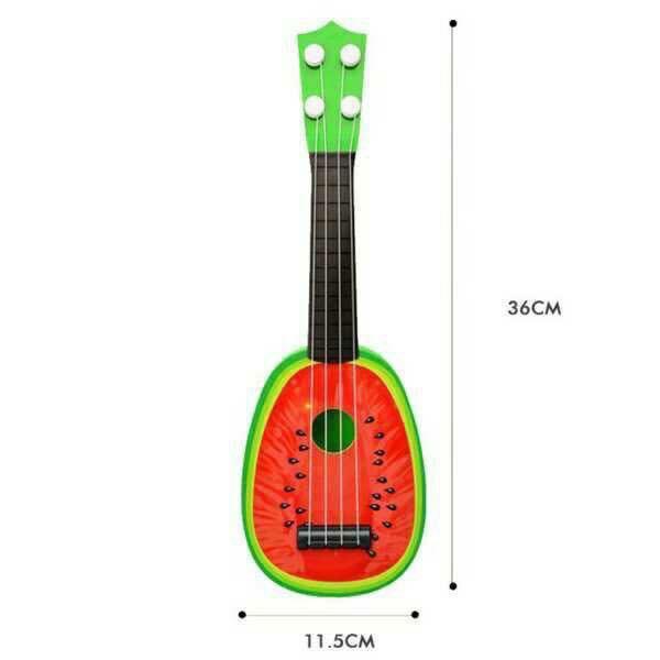 ĐỒ CHƠI ĐÀN GUITAR MINI CHO BÉ SÁNG TẠO VUI CHƠI HÌNH HOA QUẢ gia ngon