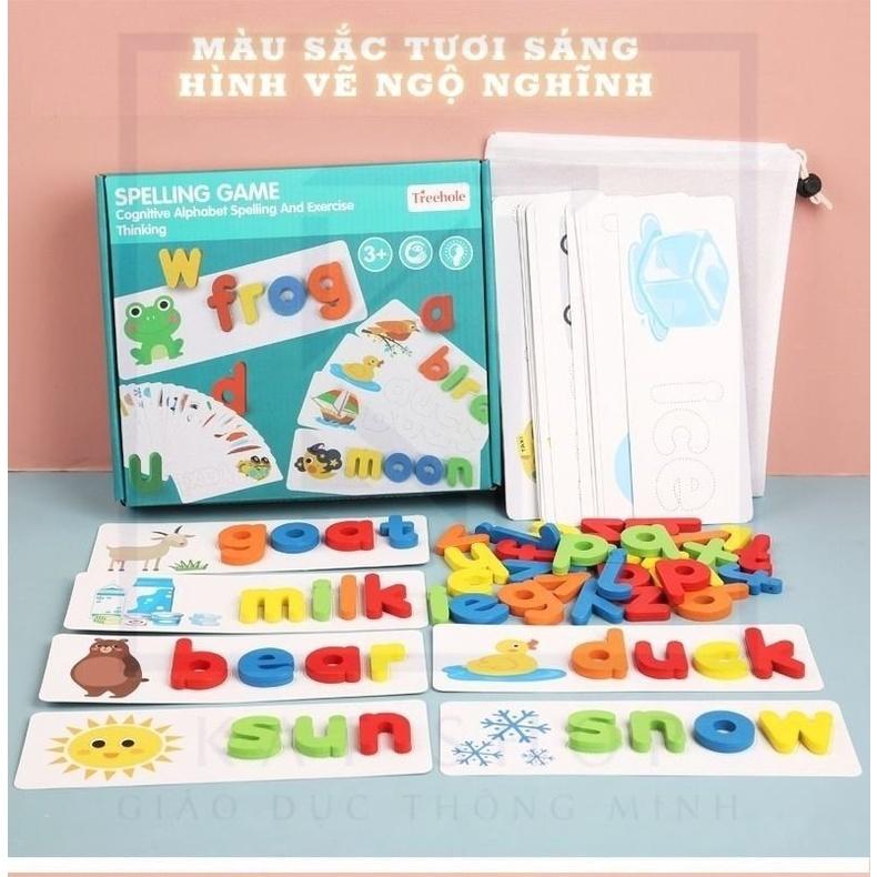 Bộ thẻ học chữ cái tiếng anh Spelling Game – Đồ chơi giáo dục thông minh cho bé
