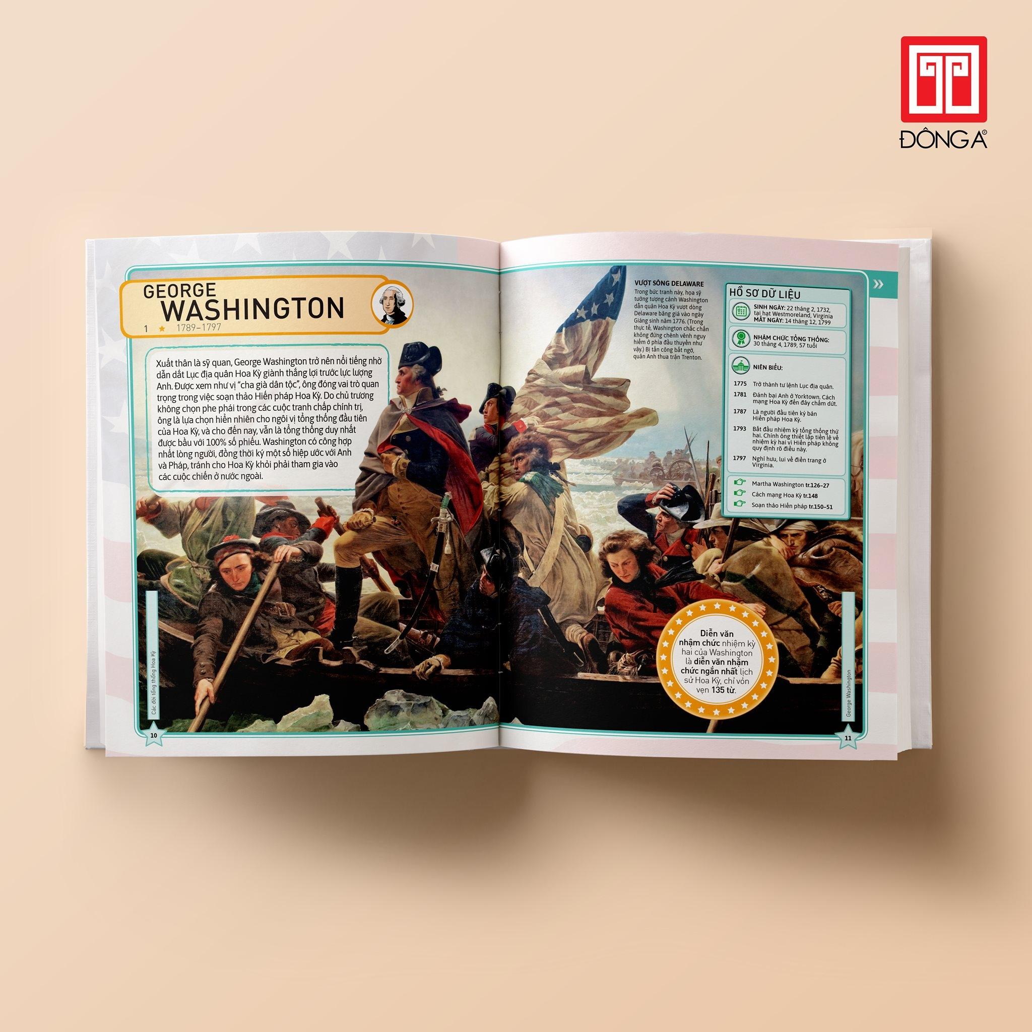 Sách Các Đời Tổng Thống Hoa Kỳ (Bìa Cứng)