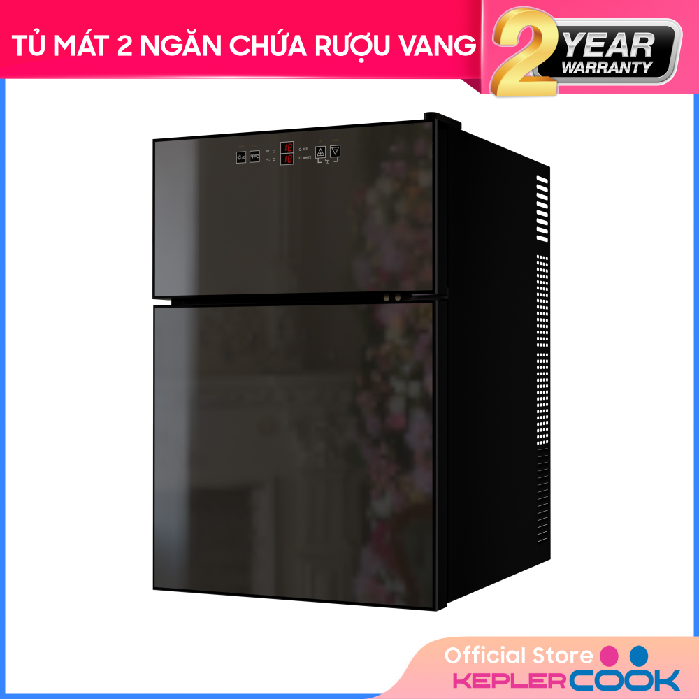 Tủ Ướp  Rượu Vang Kết Hợp Tủ Mát Keplercook BCW69A1D- Hàng Chính Hãng