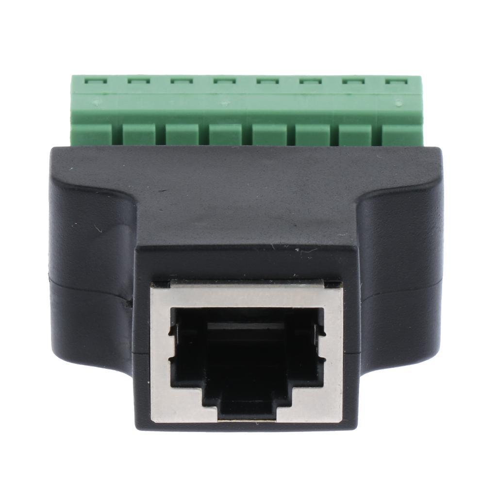 Premium   Female to 8 Pin Screw Terminal Connector Adapter