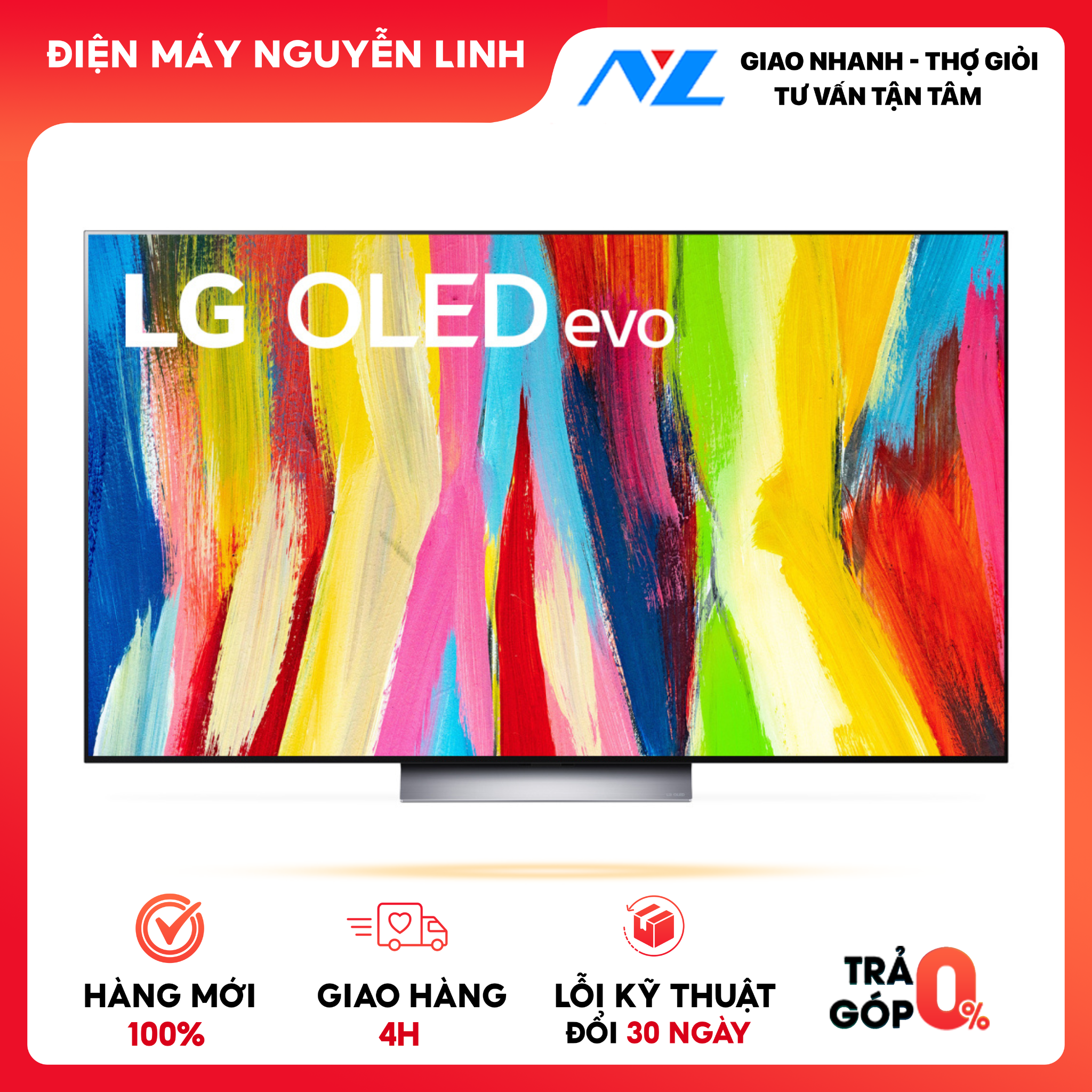 Smart Tivi OLED LG 4K 55 inch 55C2PSA - Hàng Chính Hãng - Chỉ Giao Hồ Chí Minh