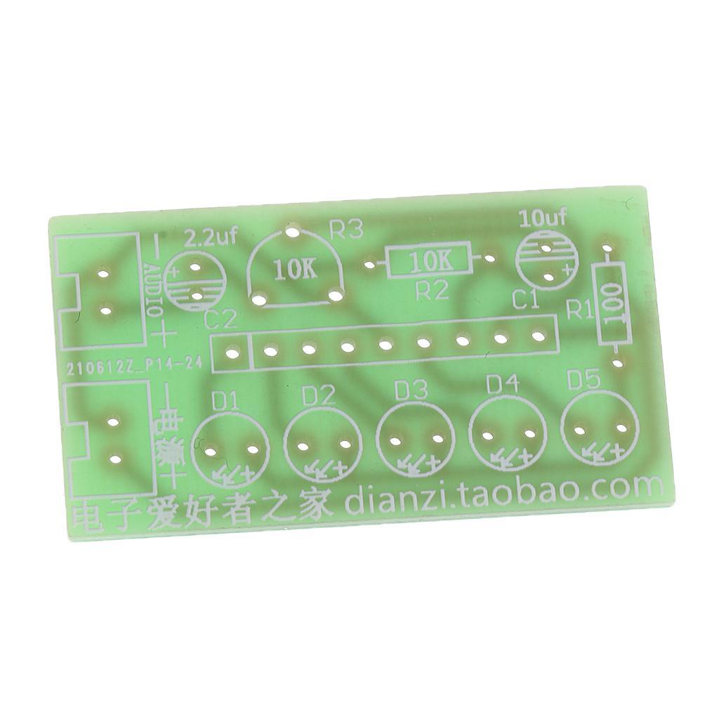 5 LED Audio Level Indicator / Audio Meter Level Indicating 3.5-12V