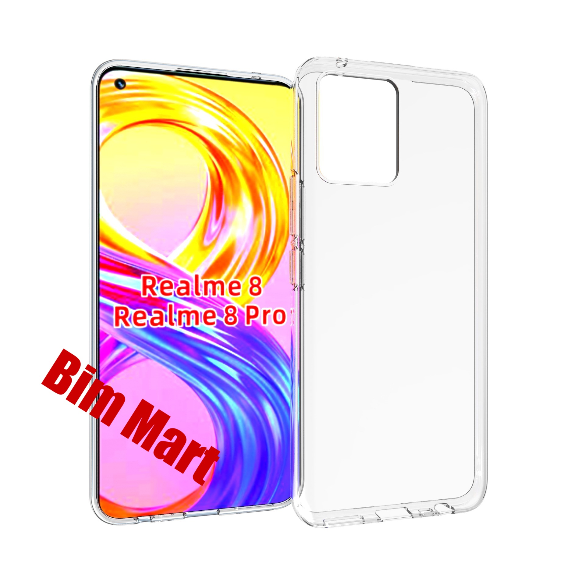Ốp lưng dành cho Realme 8 silicon dẻo trong suốt cao cấp A+