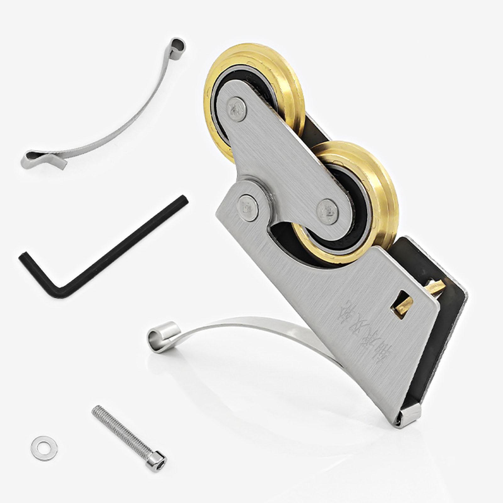 Sliding Door Window Pulley Double Wheel Smooth Double Wheel Pulley for Closet Cabinet