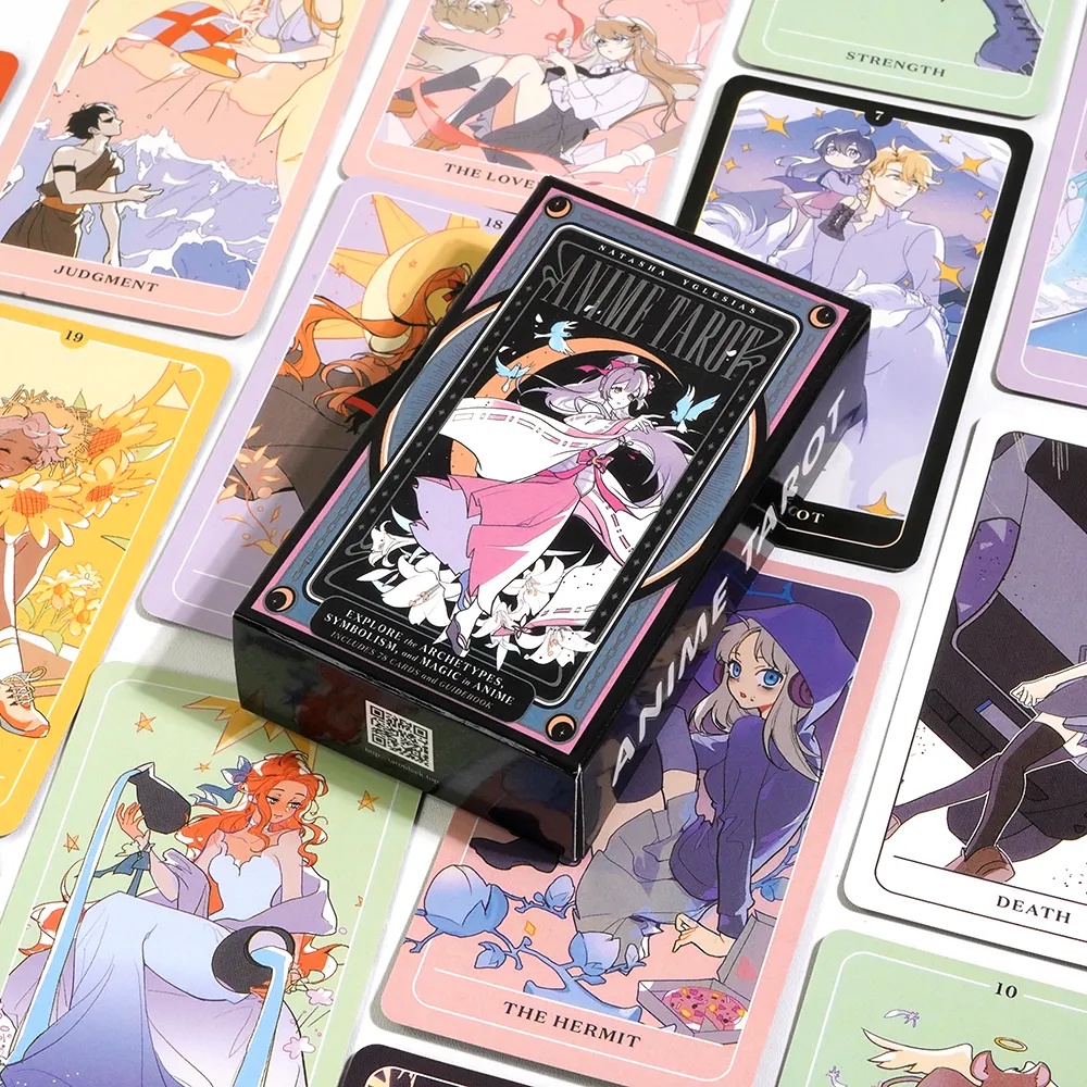 Bộ bài Anime Tarot 78 lá bài tặng đá thanh tẩy