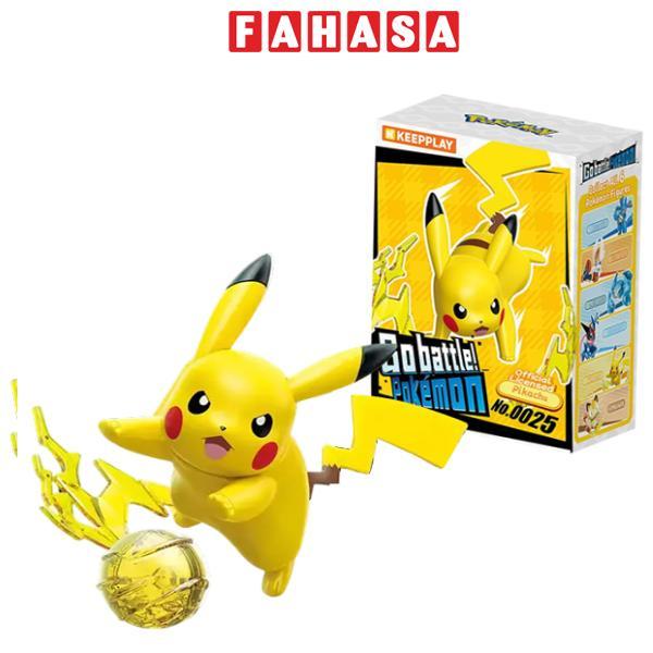 Đồ Chơi Lắp Ráp Go Battle! Pokémon Vol 1 - Pikachu - Keepplay 32398