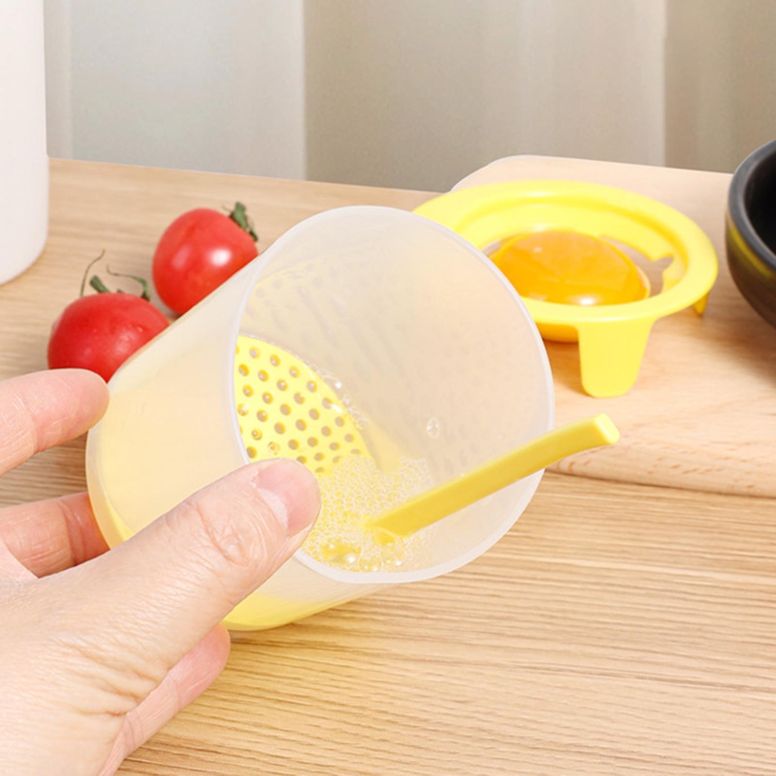 Egg Yolk Separator, Egg Divider Tool, Kitchen Tools, Portable Liquid Storage Cup