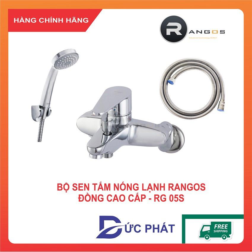 Sen tắm nóng lạnh cao cấp Rangos RG-05S, Bộ vòi sen đầy đủ phụ kiện hàng loại đẹp