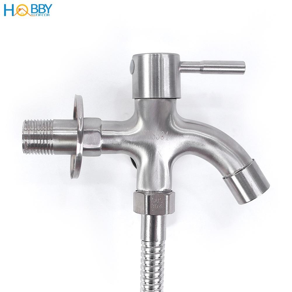 Bộ vòi sen tắm kèm củ sen lạnh dây sen 1.5m Hobby Home Decor CSV1 chuẩn Inox 304 không rỉ sét