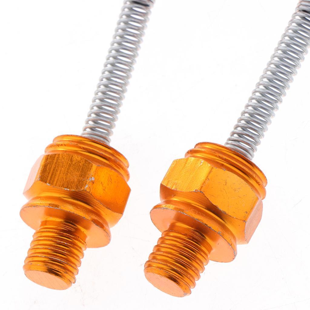 Motorcycle Decorative Parts Smiling Face Mirror Seat Screws Golden