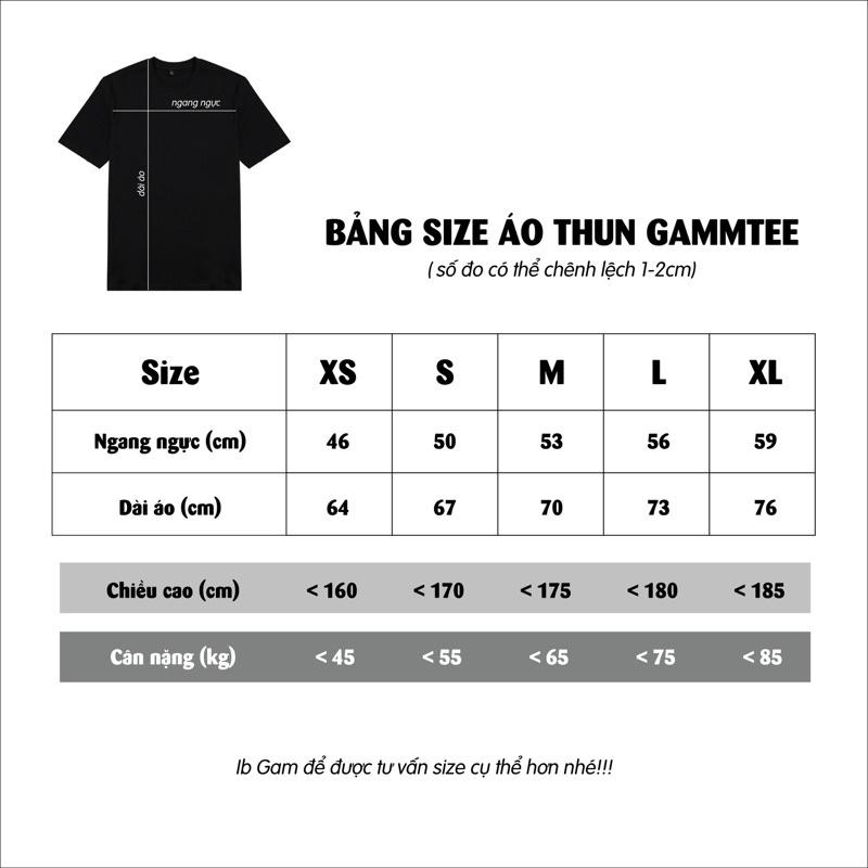 Áo Thun Tay Lỡ Nam Nữ Gamtee Form Rộng Phong Cách Hàn Quốc