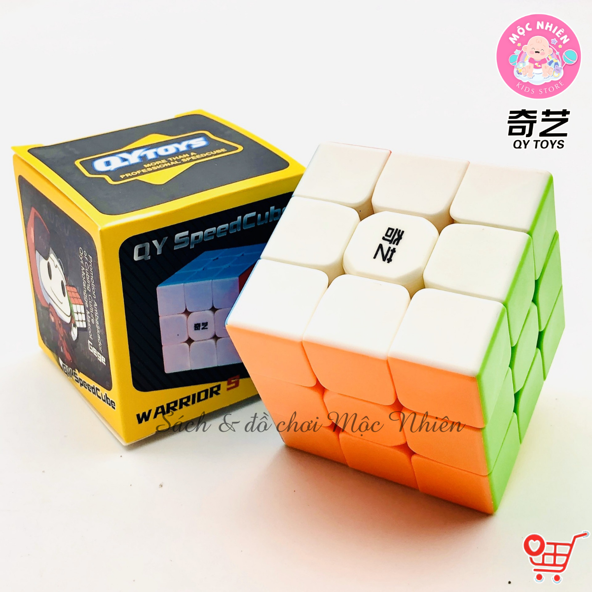 Rubik cao cấp mượt hiệu Qiyi QY TOYS – Stickerless 2x2 3x3 4x4 5x5 Pyraminx Skewb Megaminx Square-1 Windmill Dino Axis