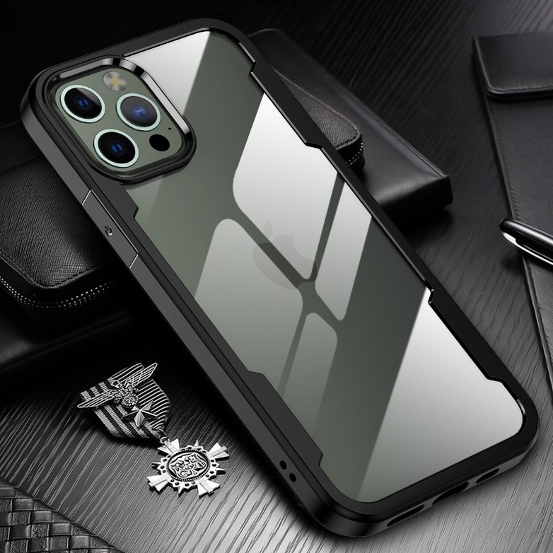 Ốp Lưng Chống Sốc Lưng Trong Cao Cấp Dành Cho Iphone 12 Pro Max - Đen
